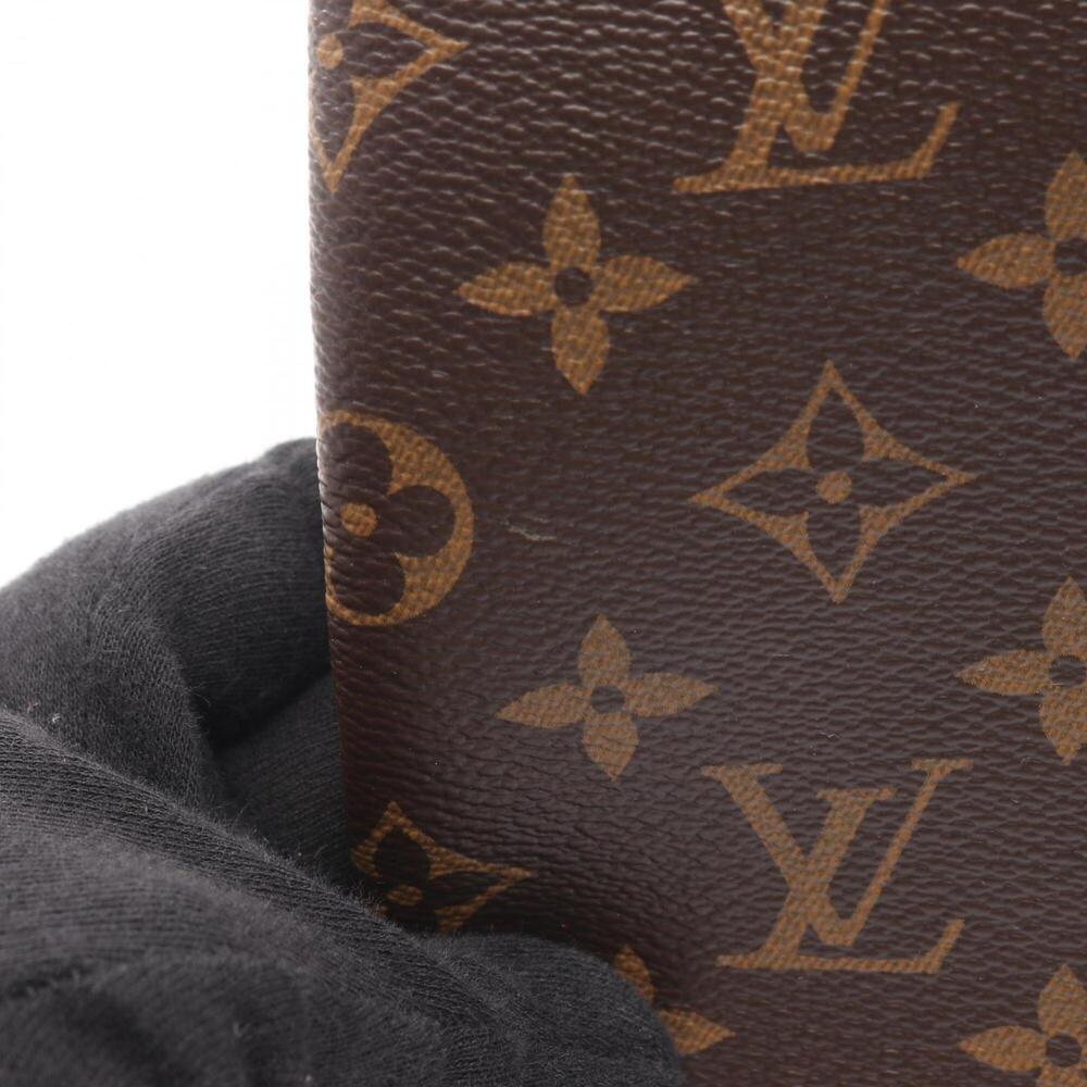 LOUIS VUITTON Brown Coated Canvas Clutch Bag - Picture 6 of 8